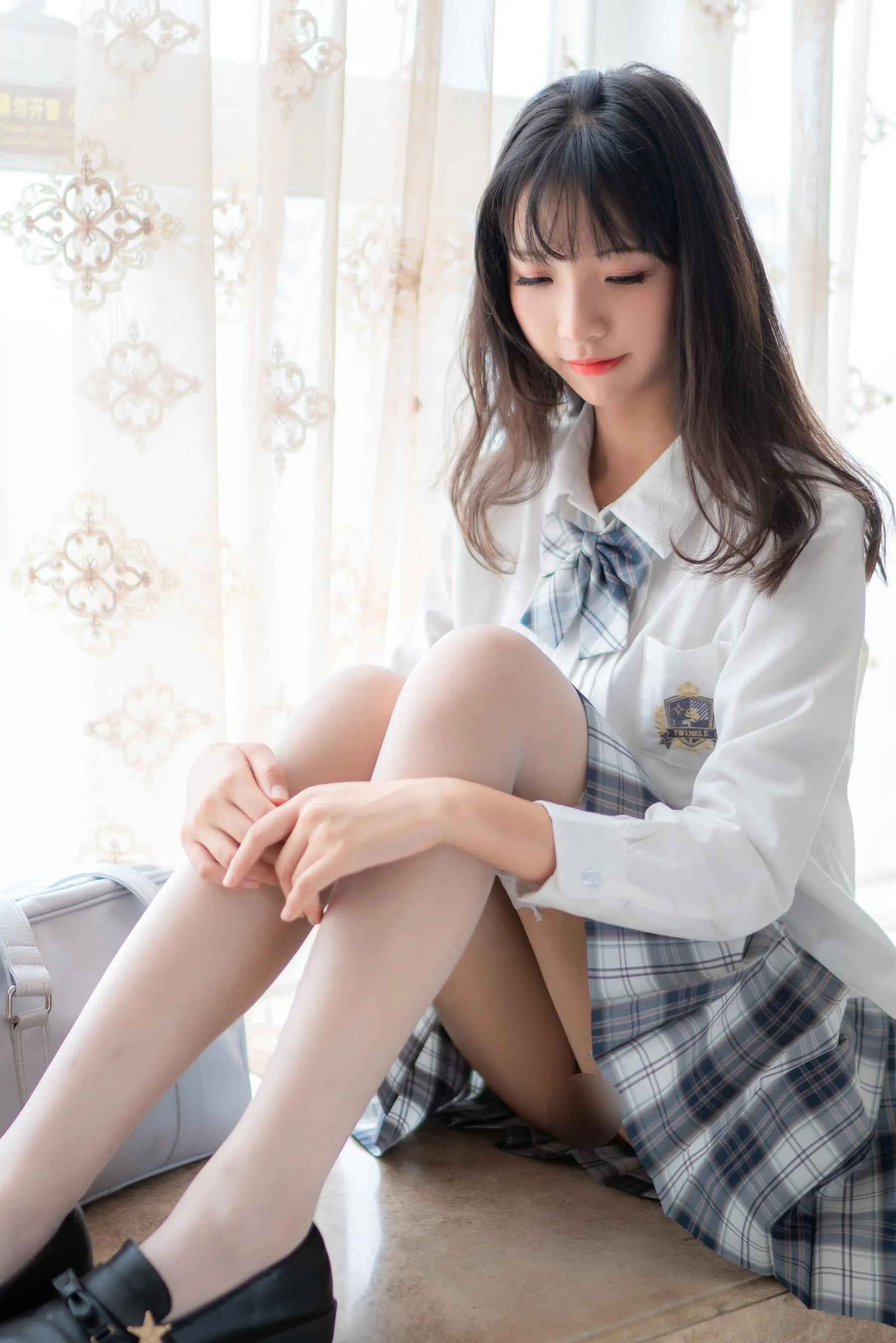 西瓜少女 NO.021 JK格子裙 [24P]插图4